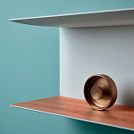 Дизайнерская подвесная полка Gio Ponti D.355.1 - D.355.2 Hanging Bookcase варинант исполнения - 2 | Loft Concept в Липецке