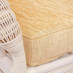 Комплект уличной мебели из ротанга Eloise белый варинант исполнения - 6 | Loft Concept в Липецке