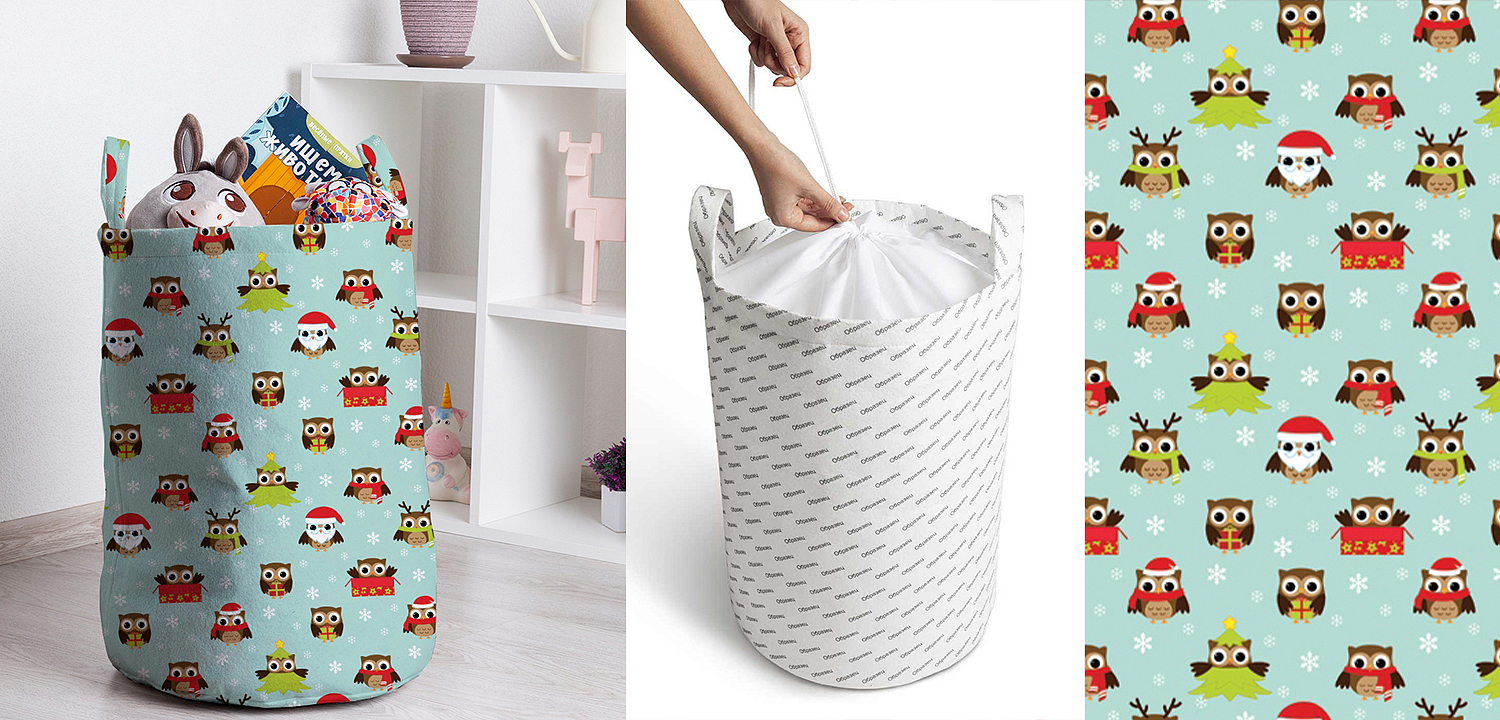 Корзина New Year Owls Basket Корзина New Year Owls Basket - Loft-Concept в Липецке