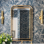 Зеркало в золотой раме Arched Mirror варинант исполнения - 2 | Loft Concept в Липецке