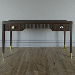 Письменный стол Elsa Dreams Walnut Шпон дерево с двумя ящиками варинант исполнения - 1 | Loft Concept в Липецке