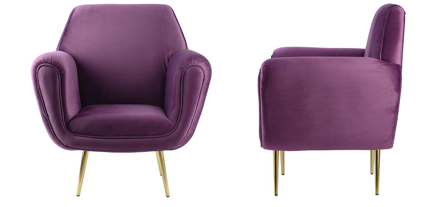 Кресло Lounge Chairs Gigi Radice purple Кресло Lounge Chairs Gigi Radice purple - Loft-Concept в Липецке