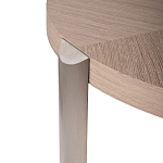 Столик журнальный с низкой круглой столешницей Wood Grain варинант исполнения - 4 | Loft Concept в Липецке