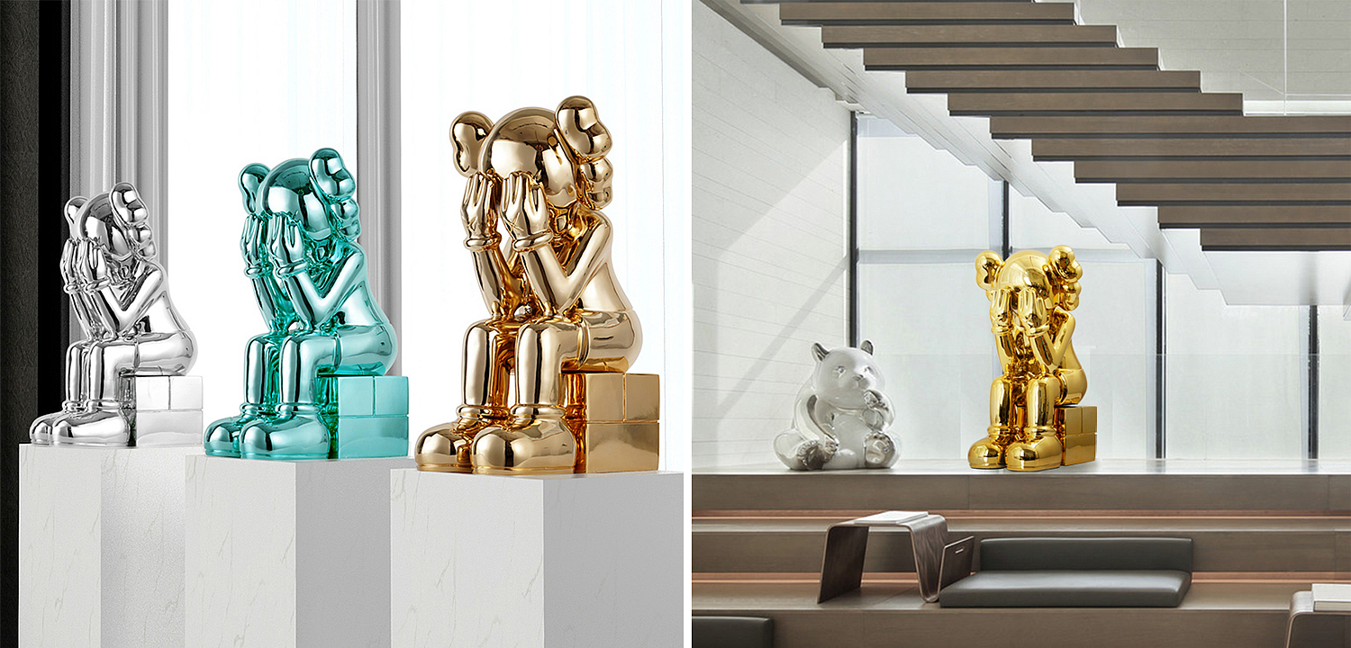 Статуэтка KAWS Passing Through Gold Статуэтка KAWS Passing Through Gold - Loft-Concept в Липецке