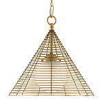 Подвесной светильник в форме конуса с фактурным абажуром Flawless Form варинант исполнения - 1 | Loft Concept в Липецке