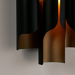Бра из металла Dolton Wall Lamp Black варинант исполнения - 3 | Loft Concept в Липецке