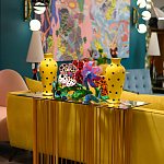 Декоративная статуэтка Yayoi Kusama Flowers that Bloom at Midnight Red варинант исполнения - 4 | Loft Concept в Липецке