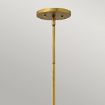 Подвесной светильник с матовым стеклянным коническим плафоном в современном стиле Hinkley варинант исполнения - 6 | Loft Concept в Липецке