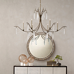 Люстра с прозрачными каплевидными подвесками Elegant Thin Chandelier варинант исполнения - 2 | Loft Concept в Липецке