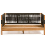 Садовый диван из тикового дерева и веревок Оreon варинант исполнения - 5 | Loft Concept в Липецке