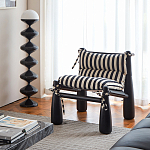 Кресло черно-белое со съемными подушками Celebrity варинант исполнения - 7 | Loft Concept в Липецке