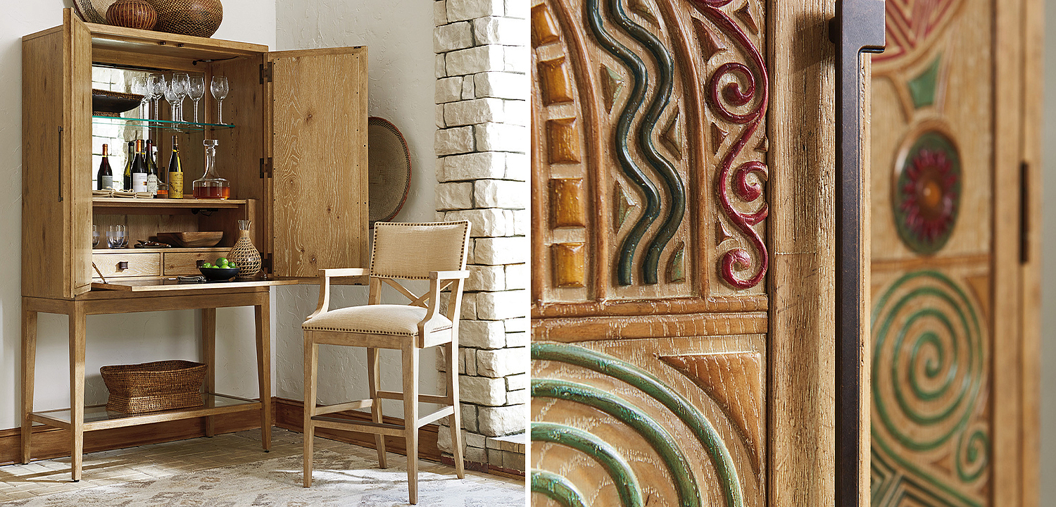 Шкаф CAMEROON BAR CABINET Шкаф CAMEROON BAR CABINET - Loft-Concept в Липецке