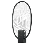 Бра с гравировкой на акриловом плафоне Gravyura Black варинант исполнения - 1 | Loft Concept в Липецке