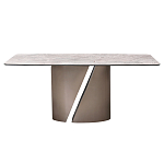 Стол обеденный керамический серый Servorios варинант исполнения - 1 | Loft Concept в Липецке