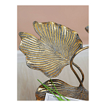 Столик приставной с тремя столешницами Тропические листья Tropical Forest gold варинант исполнения - 6 | Loft Concept в Липецке