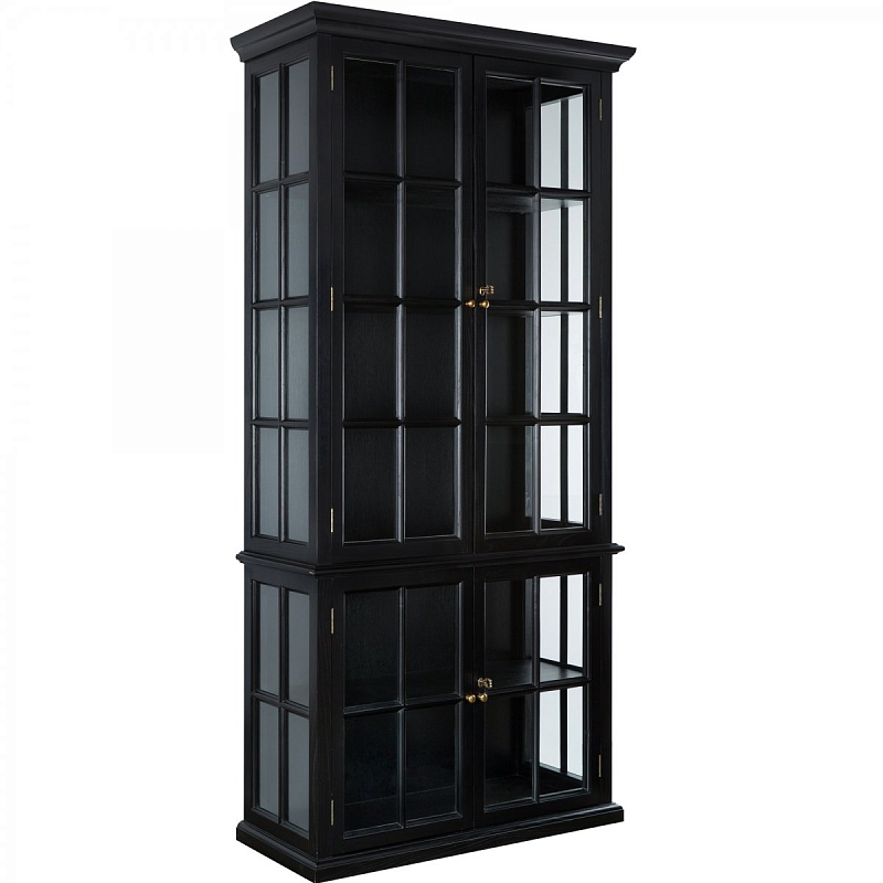 Шкаф-витрина French black Черный Шкаф-витрина French black Черный в Липецке | Loft Concept