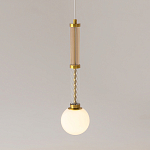 Подвесной светильник со стеклянными вставками Helios варинант исполнения - 2 | Loft Concept в Липецке