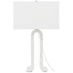 Настольная лампа на арочном корпусе с прямоугольным абажуром One Piece Support варинант исполнения - 4 | Loft Concept в Липецке