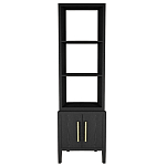 Этажерка Primo с тумбой шпон Черный дуб варинант исполнения - 1 | Loft Concept в Липецке