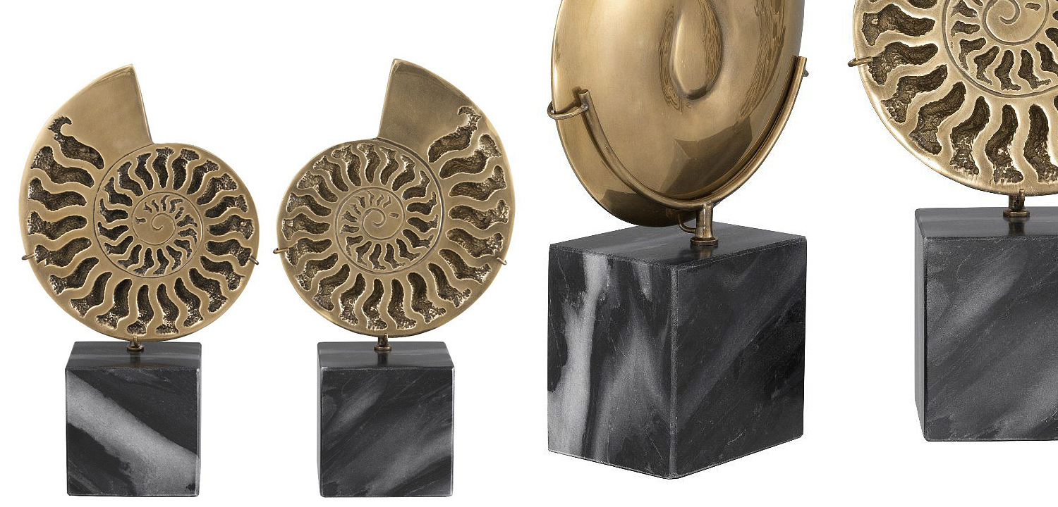 Статуэтки Eichholtz Object Ammonite Set of 2 Статуэтки Eichholtz Object Ammonite Set of 2 - Loft-Concept в Липецке
