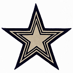 Дизайнерский ковер в виде звезды Poltronova Tappeto Stellina  Navy Blue Grey Rug варинант исполнения - 1 | Loft Concept в Липецке