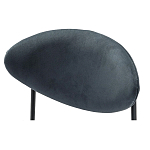 Стул металлический с мягкой спинкой и сиденьем из велюра Alfie Chair варинант исполнения - 6 | Loft Concept в Липецке