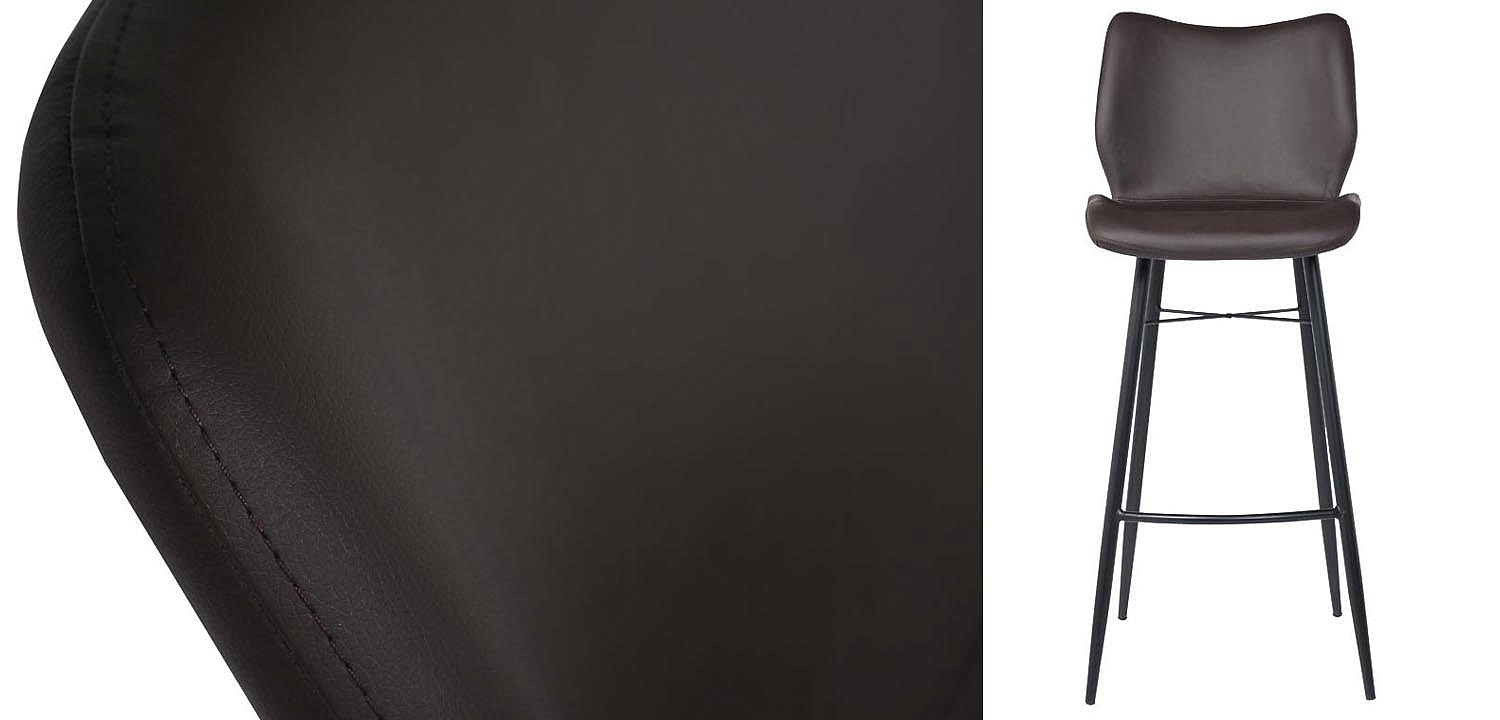 Барный стул Herald Eco Leather Bar Stool Барный стул Herald Eco Leather Bar Stool - Loft-Concept в Липецке