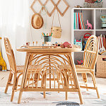 Настенная деревянная раздвижная вешалка Larson Wood Hanger варинант исполнения - 8 | Loft Concept в Липецке