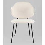 Стул Bellamy букле молочный варинант исполнения - 4 | Loft Concept в Липецке