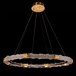 Люстра в форме кольца с золотым декором Warm Heavenly Light варинант исполнения - 8 | Loft Concept в Липецке