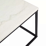 Журнальный столик прямоугольный White Marble Surface варинант исполнения - 4 | Loft Concept в Липецке