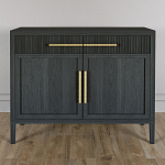 Буфет Primo с двумя ящиками и двумя фасадами Черный дуб варинант исполнения - 2 | Loft Concept в Липецке