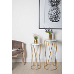 Столик дизайнерский Beige marble варинант исполнения - 2 | Loft Concept в Липецке