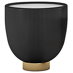 Круглый приставной стол Ruelly Black Coffee Table варинант исполнения - 1 | Loft Concept в Липецке