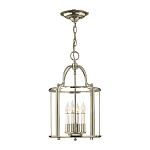 Подвесной светильник с прозрачным стеклянным цилиндрическим плафоном в классическом стиле на цепи Hinkley варинант исполнения - 9 | Loft Concept в Липецке