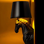 Horse Statue Floor Lamp Большой светильник Черная Лошадь варинант исполнения - 5 | Loft Concept в Липецке