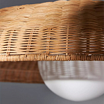 Люстра круглая из ротанга Long Lasting Chandelier варинант исполнения - 3 | Loft Concept в Липецке