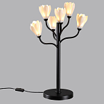 Настольная лампа с ветвями и белыми фарфоровыми цветами Floralis варинант исполнения - 4 | Loft Concept в Липецке