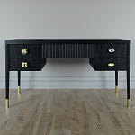 Письменный стол с 4-мя ящиками Elsa Dreams Black  варинант исполнения - 4 | Loft Concept в Липецке