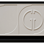 Тумбочка прикроватная с ящиком черно-серого цвета Noble Nightstand варинант исполнения - 4 | Loft Concept в Липецке