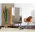 Шкаф с 2-мя зеркальными дверцами Serena Mirror Cabinet варинант исполнения - 3 | Loft Concept в Липецке