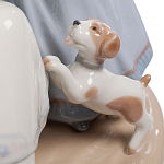 Статуэтка фарфоровая Девочки с собачками Charming Statuette варинант исполнения - 2 | Loft Concept в Липецке