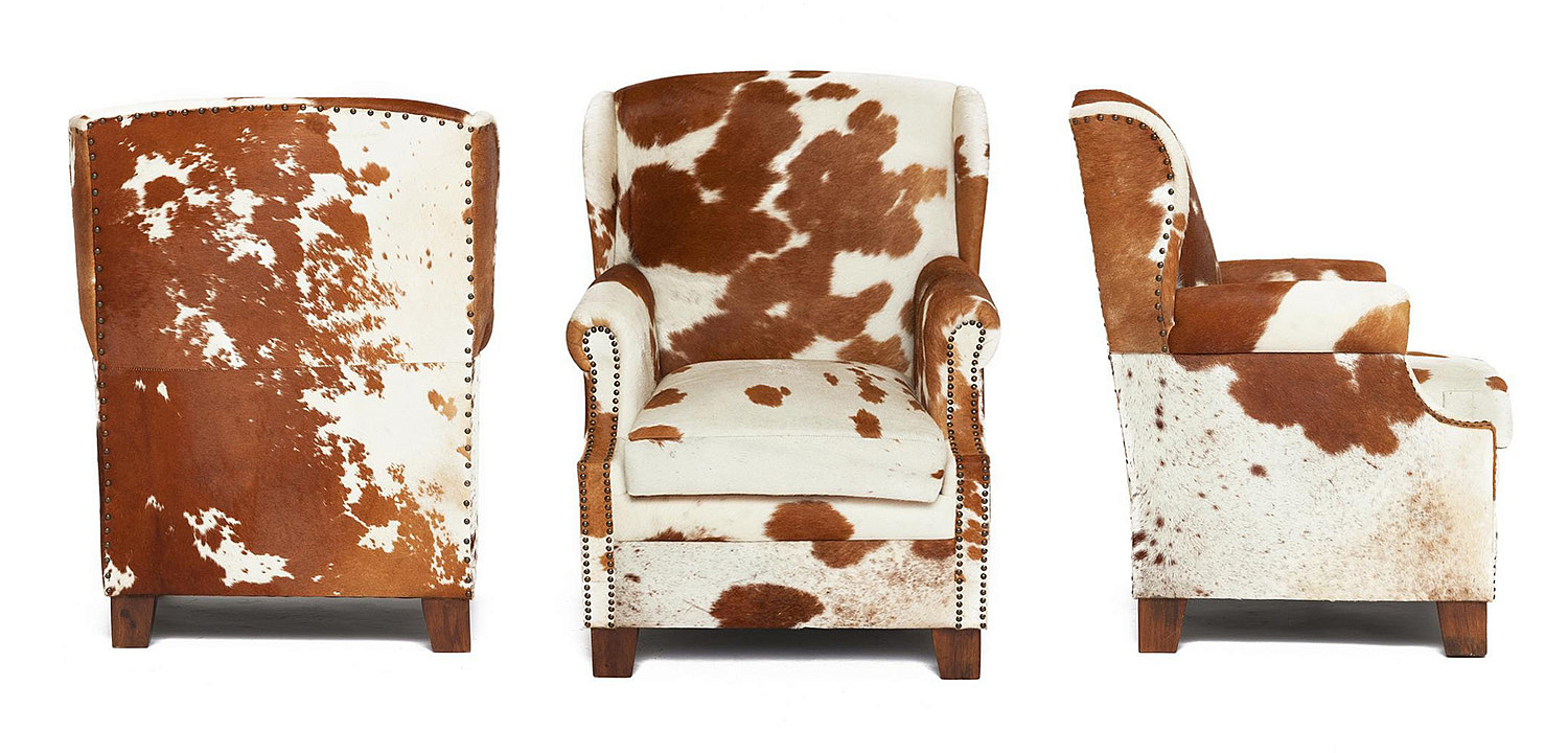 Кресло Cowhide Armchair - Loft-Concept в Липецке
