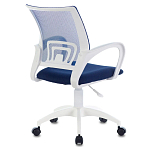 Офисное кресло с основанием из белого пластика Desk chairs Blue варинант исполнения - 2 | Loft Concept в Липецке