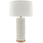 Настольная лампа покрытая лепестками белых цветов Fancy Calla Lily варинант исполнения - 2 | Loft Concept в Липецке