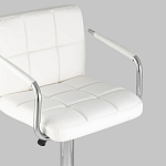 Барный стул с подлокотниками Honory White варинант исполнения - 7 | Loft Concept в Липецке