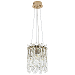 Подвесной светильник с хрустальными подвесками Roul Crystal Round Hanging Lamp варинант исполнения - 2 | Loft Concept в Липецке