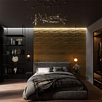 Гипсовая 3D панель с принтографией PM-02 варинант исполнения - 1 | Loft Concept в Липецке