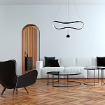 Подвесной светильник волнообразной формы LED 35W 3000K Infinity варинант исполнения - 3 | Loft Concept в Липецке