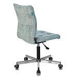 Офисное кресло в серо-голубом велюре Bureaucrats варинант исполнения - 4 | Loft Concept в Липецке